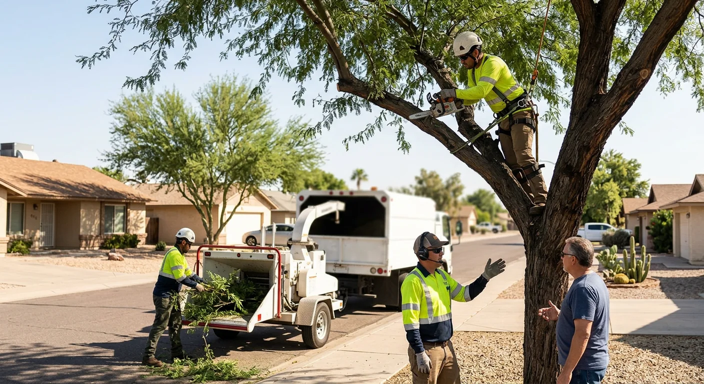 Tolleson Tree Service Masters team completing a Tree Service service visit in Tolleson, AZ