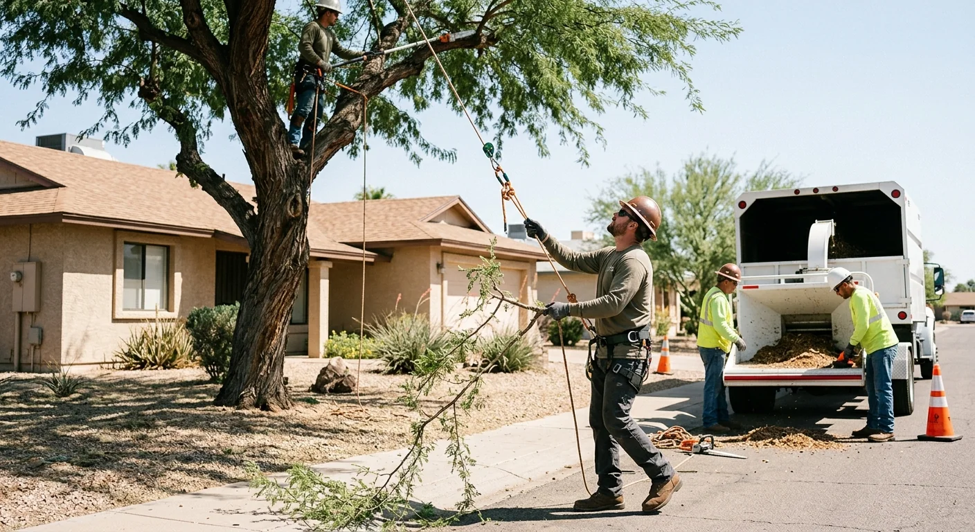 Tolleson Tree Service Masters team completing a Tree Service service visit in Tolleson, AZ