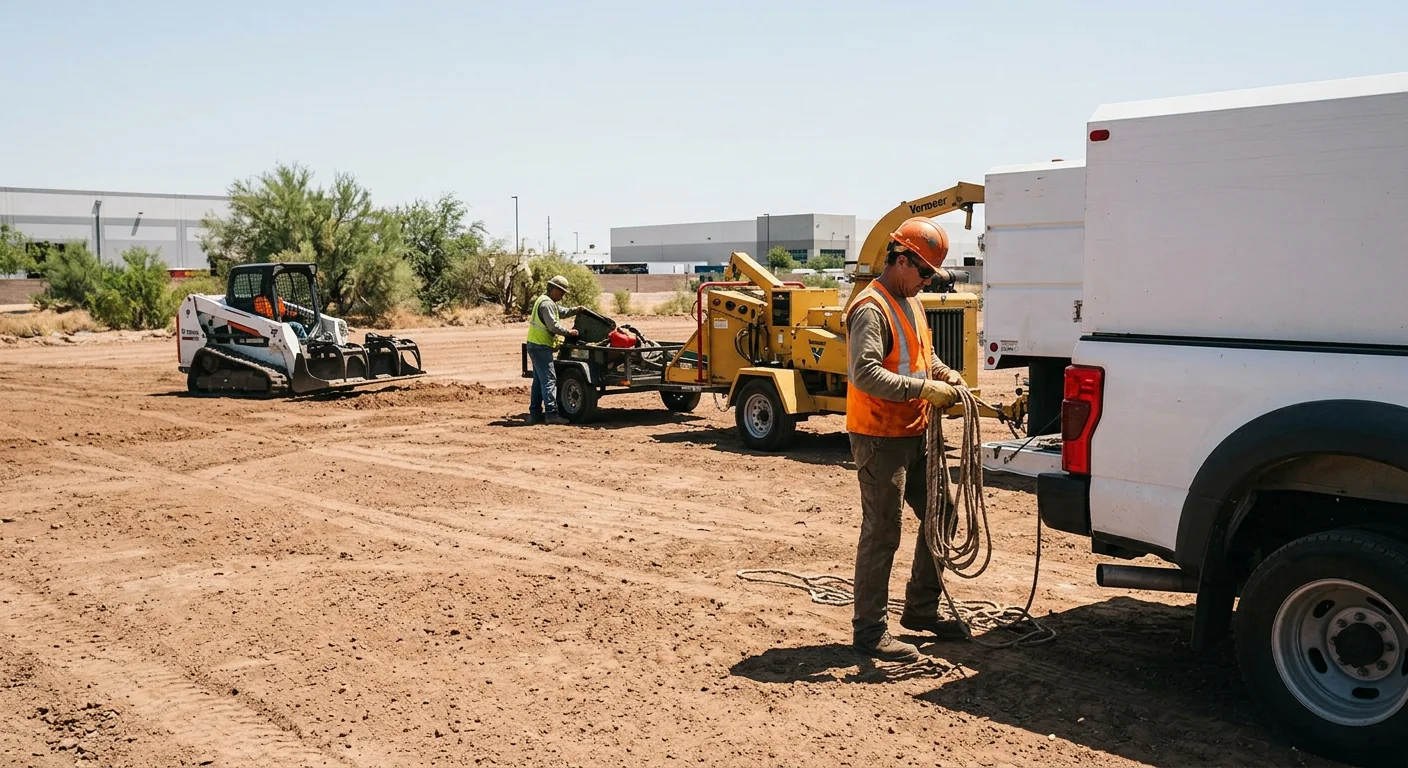 Cleared and graded lot ready for construction in Tolleson