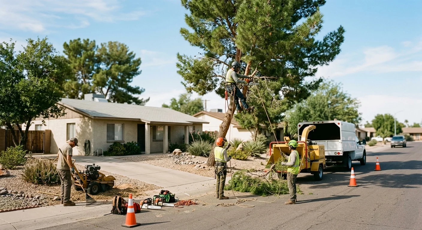 Tolleson Tree Service Masters team completing a Tree Service service visit in Tolleson, AZ